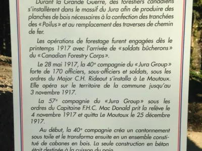 La plaque commémorative