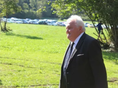 Arrivée des autorités - Clément Pernot Président du Conseil départemental